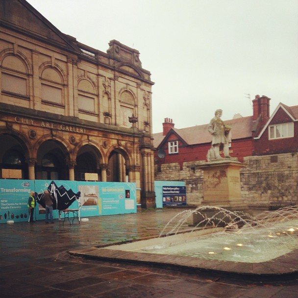 The refurbishment of the York Art Gallery continues! 
